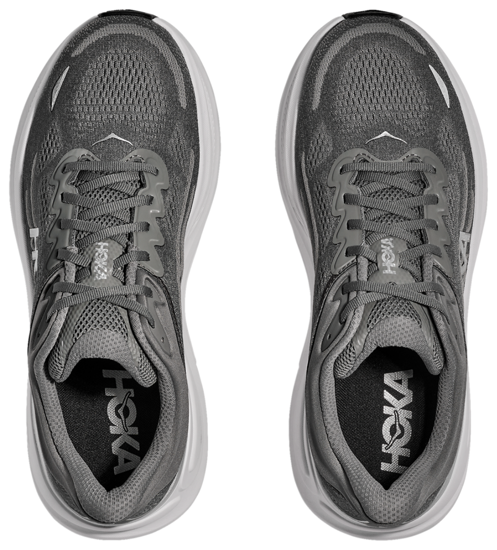 HOKA Bondi 9 - Men's — Silver/Grey — view 4