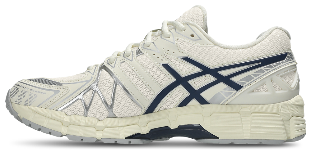 ASICS® GEL-Kayano 20 - Men's — Cream/Independence Blue — view 2