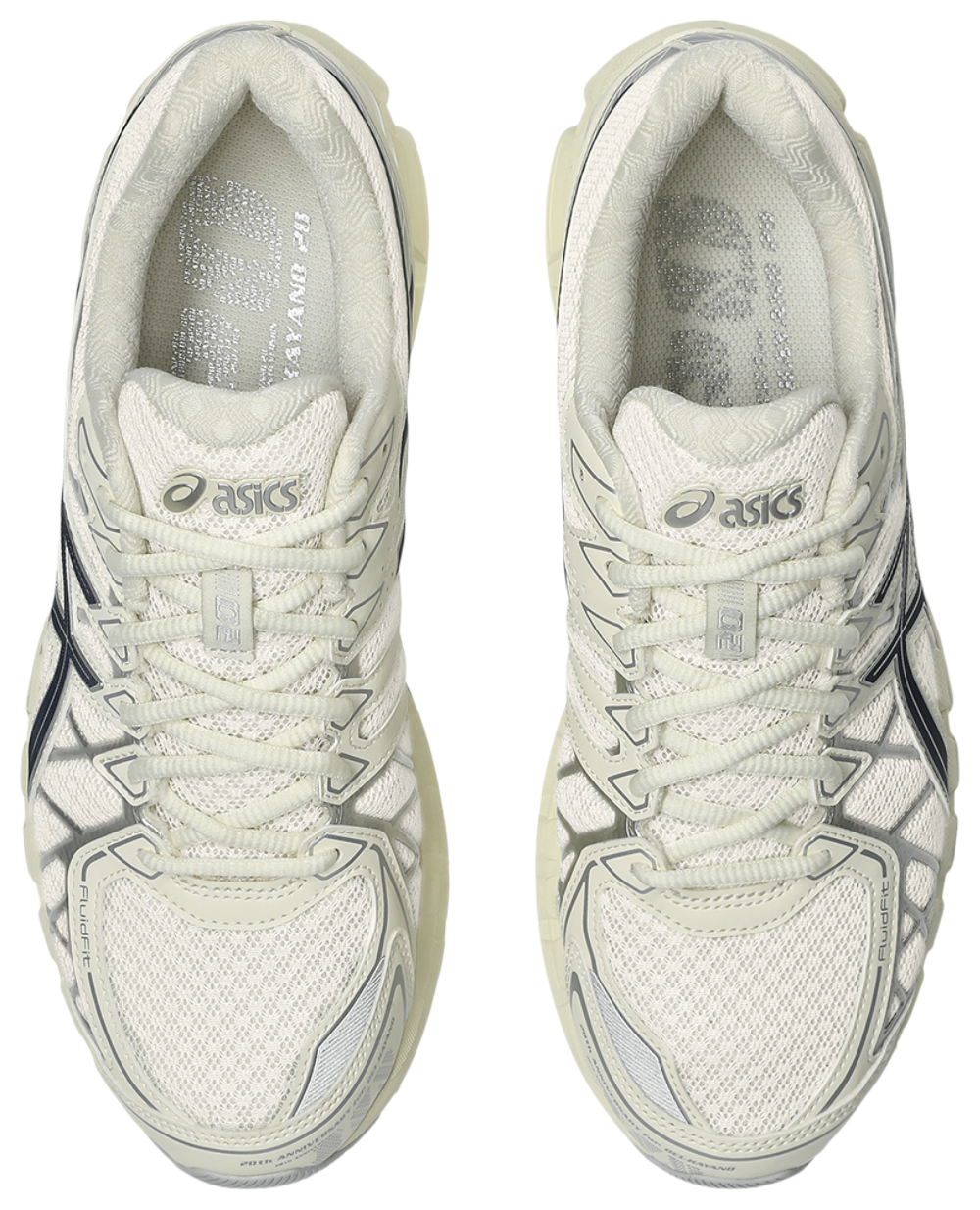 ASICS® GEL-Kayano 20 - Men's — Cream/Independence Blue — view 4