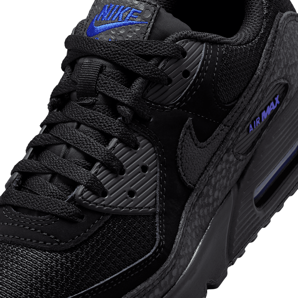 Nike Air Max 90 - Men's — Black/Black — view 7