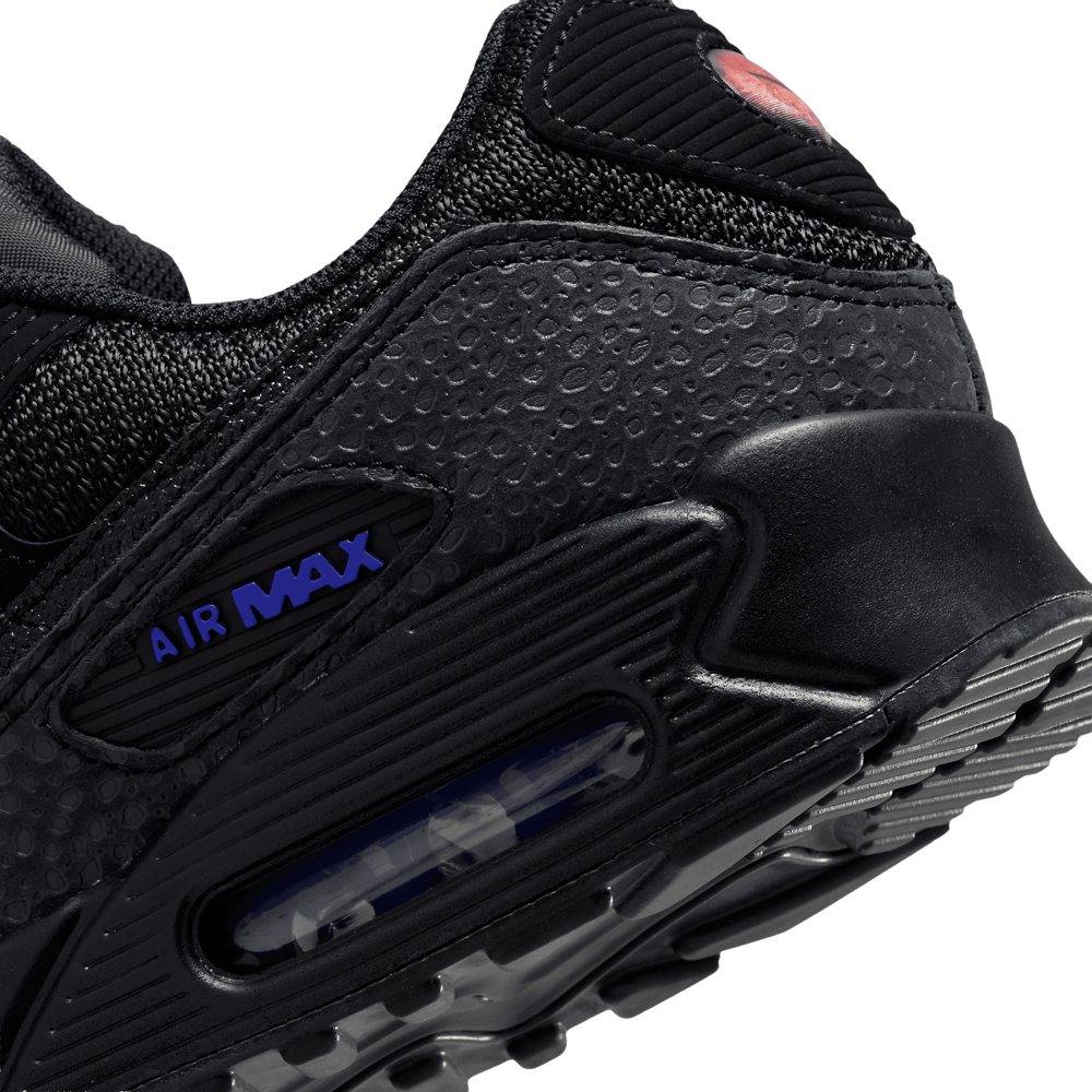Nike Air Max 90 - Men's — Black/Black — view 8