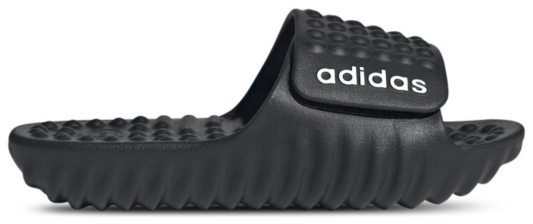 adidas Adissage 360REC - Boys' Grade School Core Black/Footwear White/Core Black product view