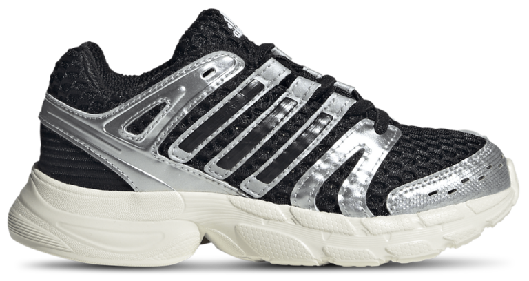 adidas Adistar Control 5 - Boys' Preschool Core Black/Silver Metallic/Grey product view