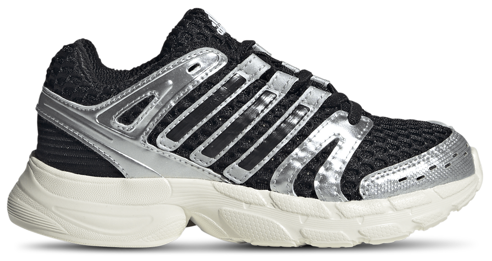 adidas Adistar Control 5 - Boys' Preschool Core Black/Silver Metallic/Grey product view