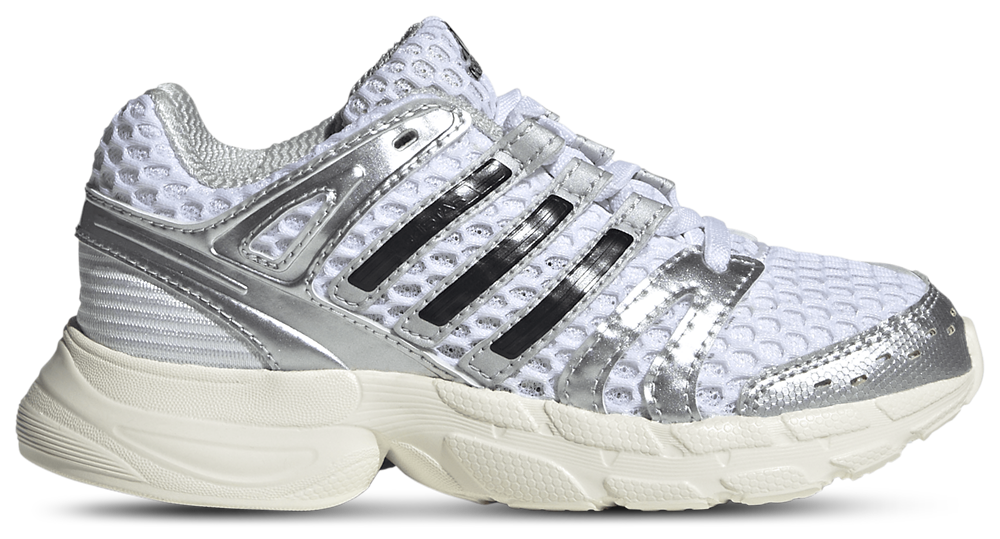adidas Adistar Control 5 - Boys' Preschool Silver Metallic/White/Grey product view