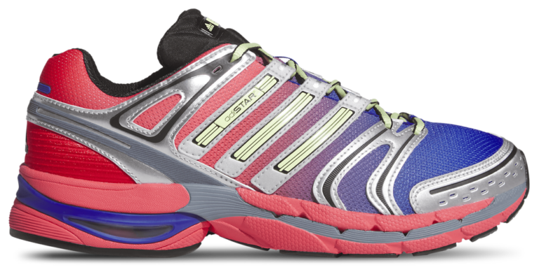 adidas Adistar Control 5 - Men's Silver Metallic/Frozen Lemon/Lucid Blue product view