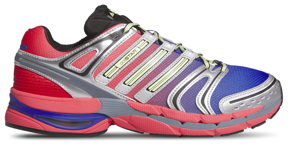 adidas Adistar Control 5 - Men's Silver Metallic/Frozen Lemon/Lucid Blue product view