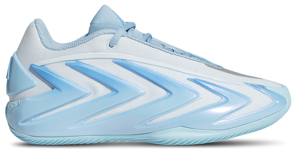 adidas Anthony Edwards 3 - Boys' Grade School Tech Grey Metallic/Sky Tint/Bliss Blue product view
