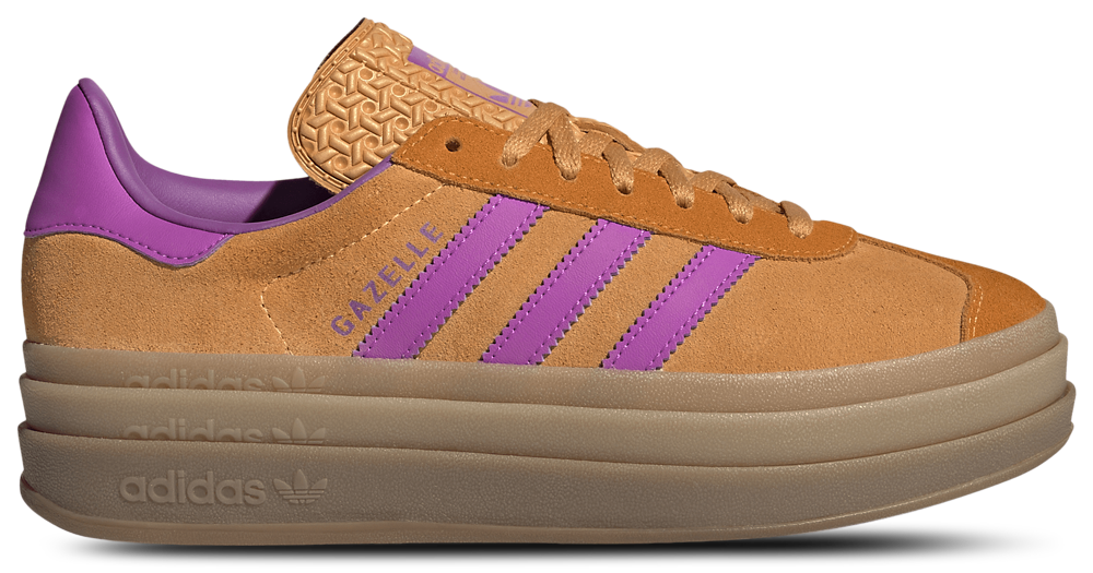 adidas Originals Gazelle Bold - Women's Flash Orange/Purple Burst product view