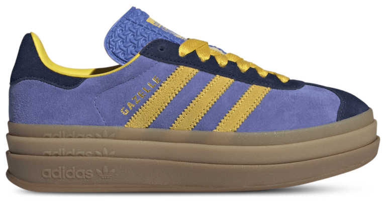 adidas Originals Gazelle Bold - Women's Night Indigo/Eqt Yellow/Real Lilac product view