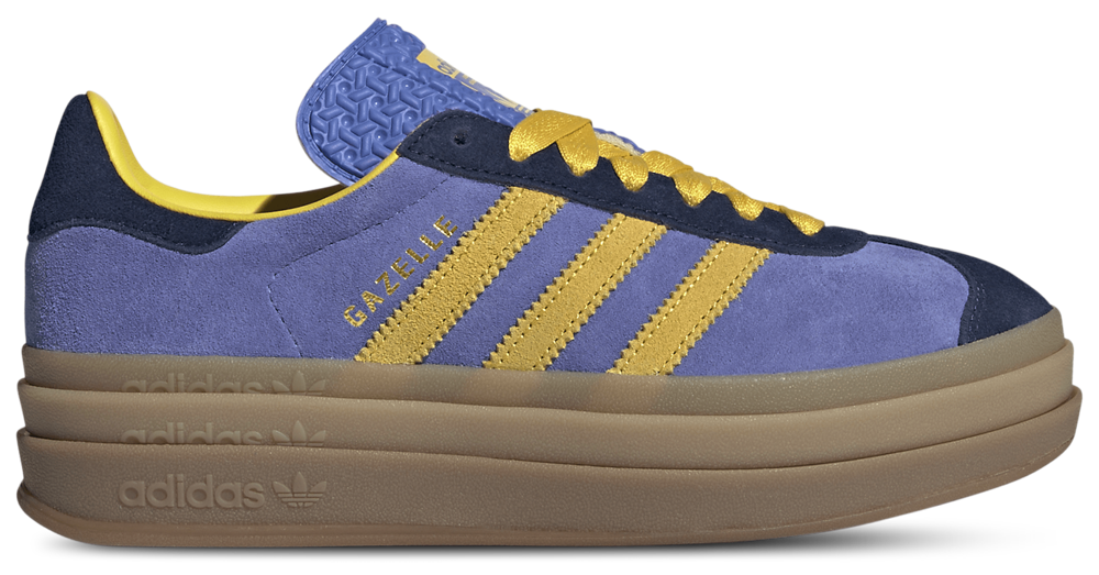 adidas Originals Gazelle Bold - Women's Night Indigo/Eqt Yellow/Real Lilac product view