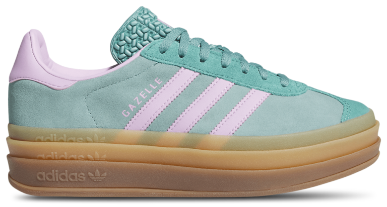 adidas Originals Gazelle Bold - Women's Powder Teal/Bliss Lilac/Pure Teal product view