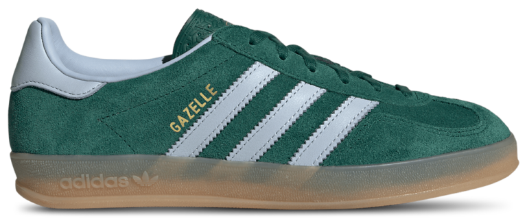 adidas Originals Gazelle Indoor - Women's Collegiate Green/Crystal Sky/Gum product view
