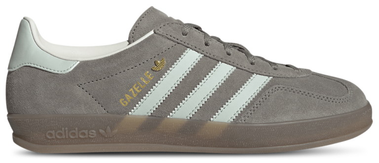 adidas Originals Gazelle Indoor - Women's Linen Green/Silver Pebble/Gum product view
