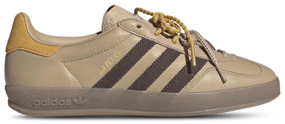 adidas Originals Gazelle Indoor - Women's Magic Beige/Brown/Preloved Yellow product view