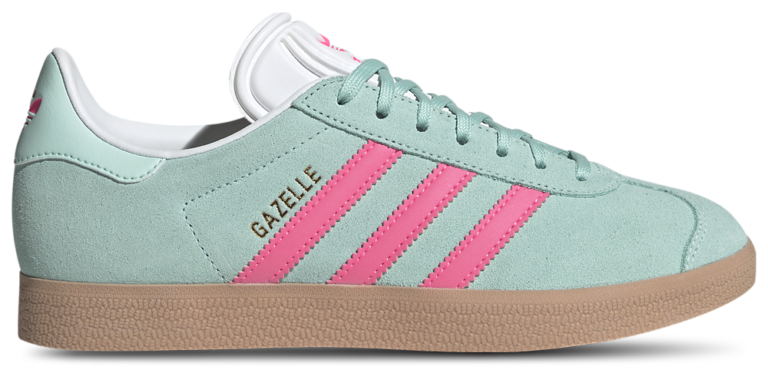 adidas Originals Gazelle Indoor - Women's Semi Flash Aqua/Off White/Lucid Pink product view