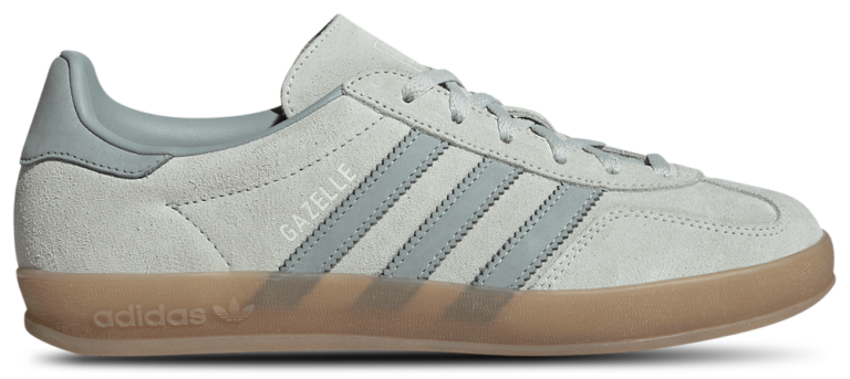 adidas Originals Gazelle Indoor - Women's Wonder Sage/Gum/Linen Green product view