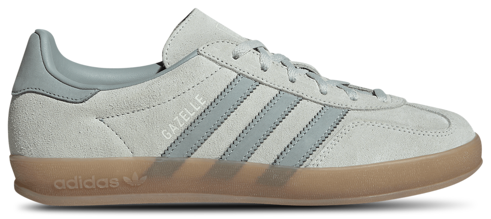 adidas Originals Gazelle Indoor - Women's Wonder Sage/Gum/Linen Green product view
