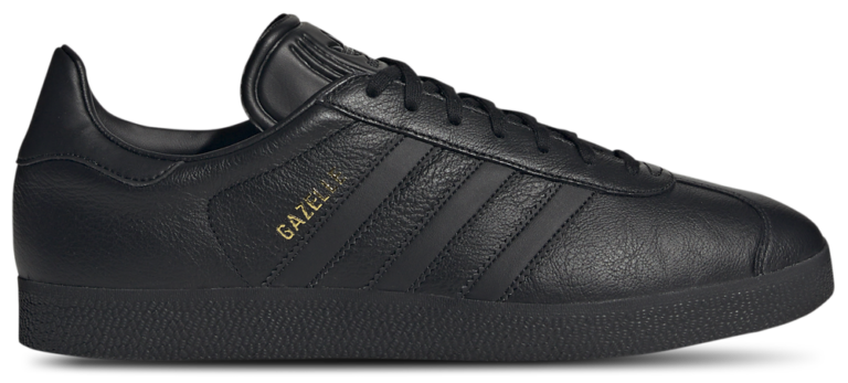 adidas Originals Gazelle - Men's Black/Black/Gold Metallic product view