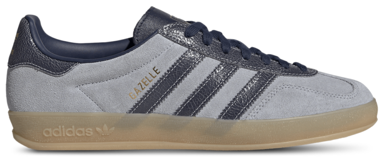 adidas Originals Gazelle - Men's Halo Silver/Night Indigo/Gum product view