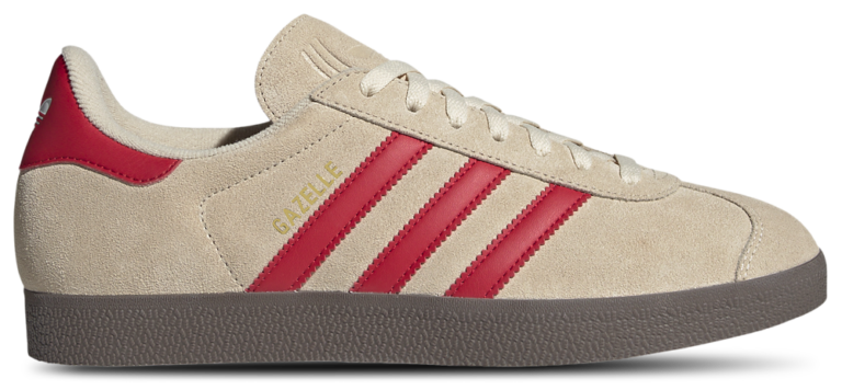 adidas Originals Gazelle - Men's Sand Strata/Better Scarlet/White product view