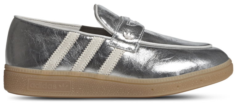 adidas Originals Handball Spezial Loafers - Women's Silver Met/Off White/Grey product view