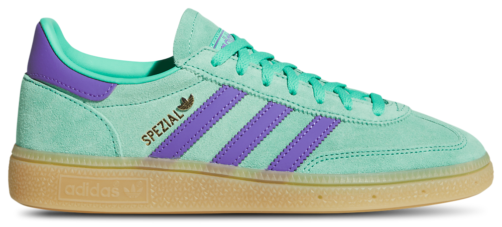 adidas Originals Handball Spezial - Women's Hi Res Green/Purple Rush/Gold Met product view