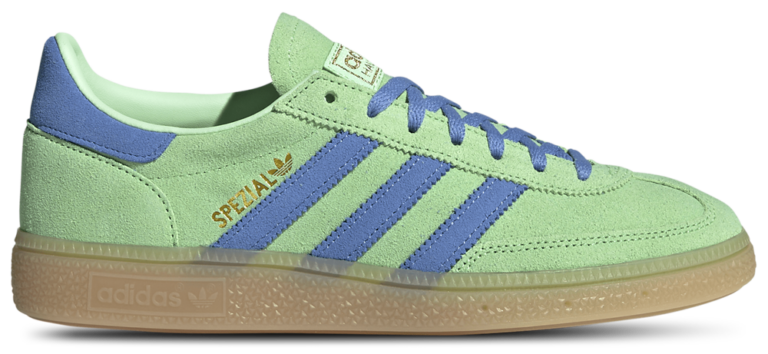 adidas Originals Handball Spezial - Women's Lime Burst/Blue Fusion product view