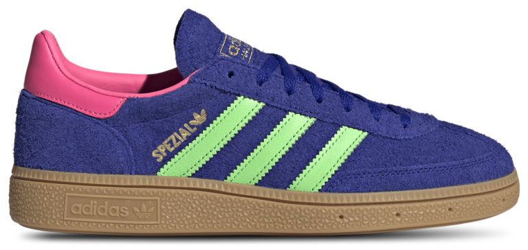 adidas Originals Handball Spezial - Women's Lucid Blue/Lime Burst/Lucid Pink product view