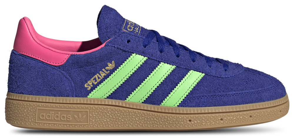 adidas Originals Handball Spezial - Women's Lucid Blue/Lime Burst/Lucid Pink product view