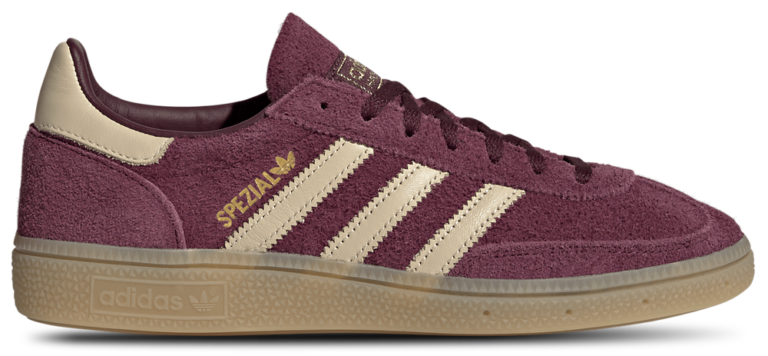 adidas Originals Handball Spezial - Women's Maroon/Gold Met/Warm Vanilla product view