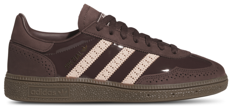 adidas Originals Handball Spezial - Women's Shadow Brown/Blush Pink/Gold Metallic product view
