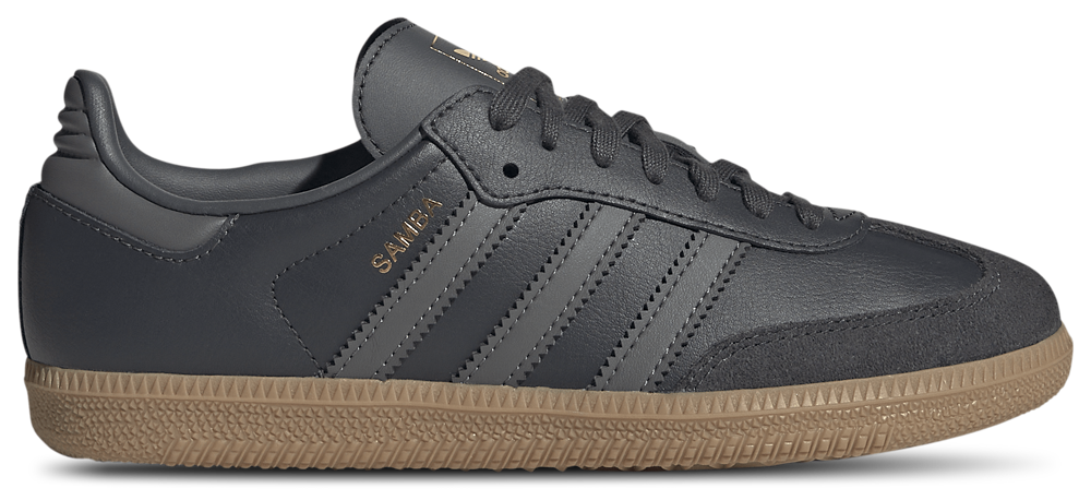 adidas Originals Samba - Boys' Grade School Grey/Grey Four/Gum product view