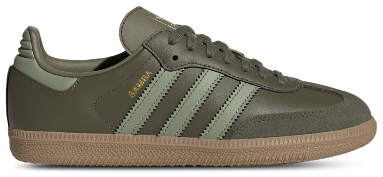 adidas Originals Samba - Boys' Grade School Tent Green/Gum/Olive Strata product view