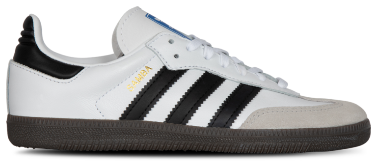 adidas Originals Samba - Boys' Preschool White/Core Black/Gum product view