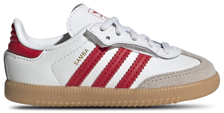 adidas Originals Samba - Boys' Toddler White/Better Scarlet/Gum product view