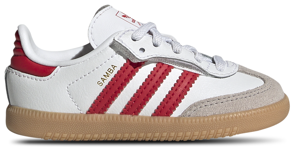 adidas Originals Samba - Boys' Toddler White/Better Scarlet/Gum product view