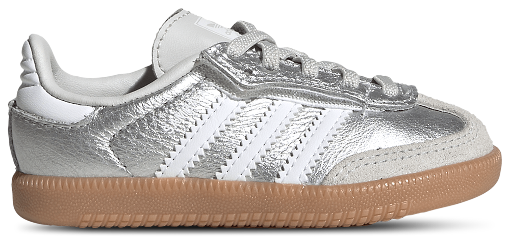 adidas Originals Samba - Girls' Toddler Silver/White product view