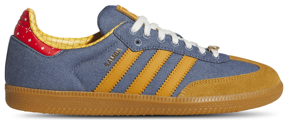 adidas Originals Samba - Men's Blue/Brown/Yellow product view