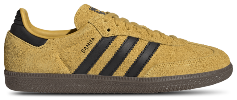 adidas Originals Samba - Men's Core Black/Eqt Yellow/Gum product view