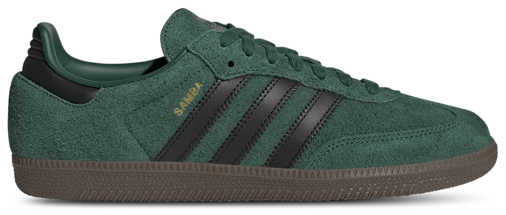 adidas Originals Samba - Men's Core Black/Gum/Collegiate Green product view