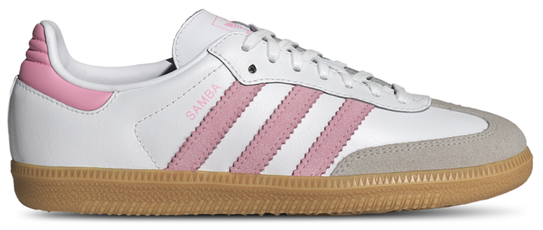 adidas Originals Samba OG - Girls' Grade School Gum/White/Light Pink product view