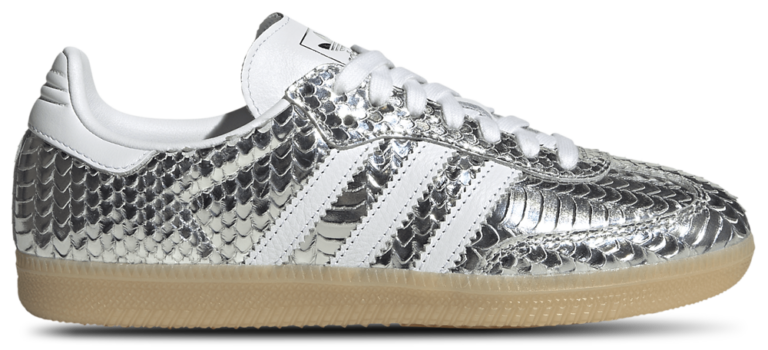 adidas Originals Samba OG - Women's Footwear White/Gum 3/Silver Metallic product view