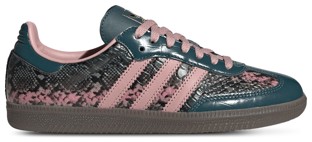 adidas Originals Samba OG - Women's Wonder Mauve/Gold Metallic/Rich Green product view