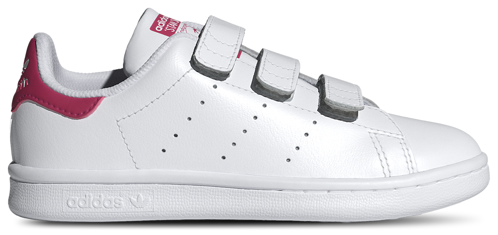 adidas Originals Stan Smith - Boys' Preschool White/Bold Pink/White product view