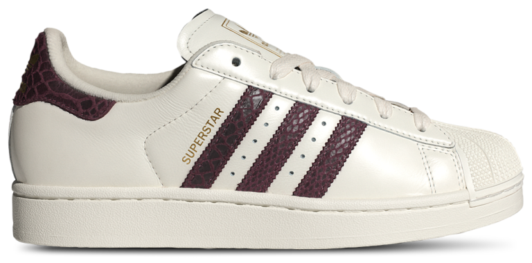 adidas Originals Superstar II - Women's Gold Met/Off White/Maroon product view