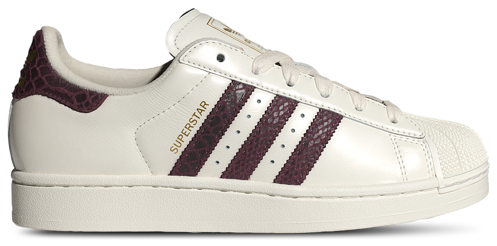 adidas Originals Superstar II - Women's Gold Met/Off White/Maroon product view
