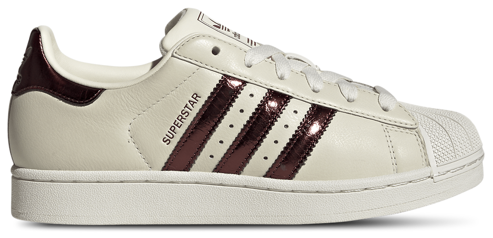 adidas Originals Superstar II - Women's Maroon/Gold Met/Off White product view