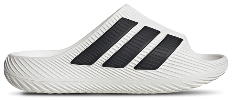 adidas Purechill Slides - Men's White/Black product view
