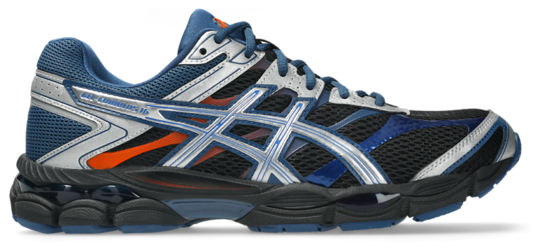 ASICS® GEL-Cumulus 16 - Men's Illusion Blue/Black/Orange product view